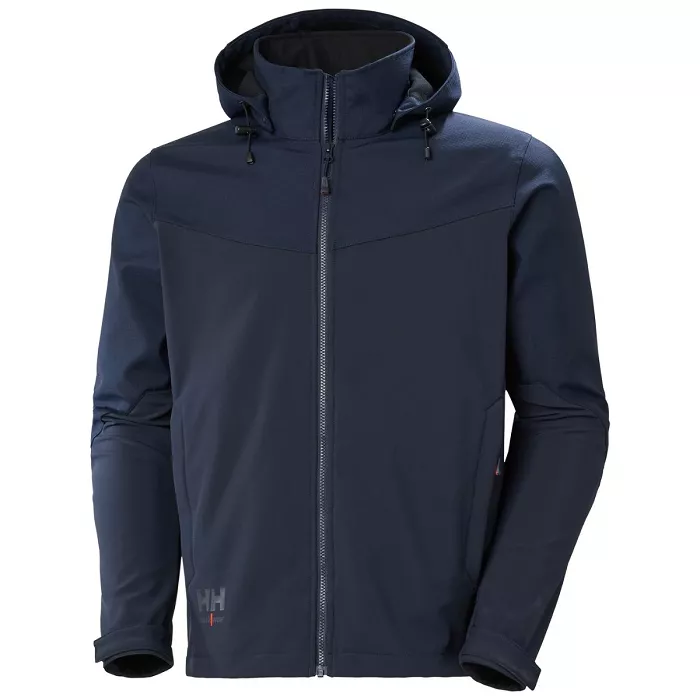 Giacca da lavoro Helly Hansen da uomo modello "OXFORD HOODED SOFTSHELL"